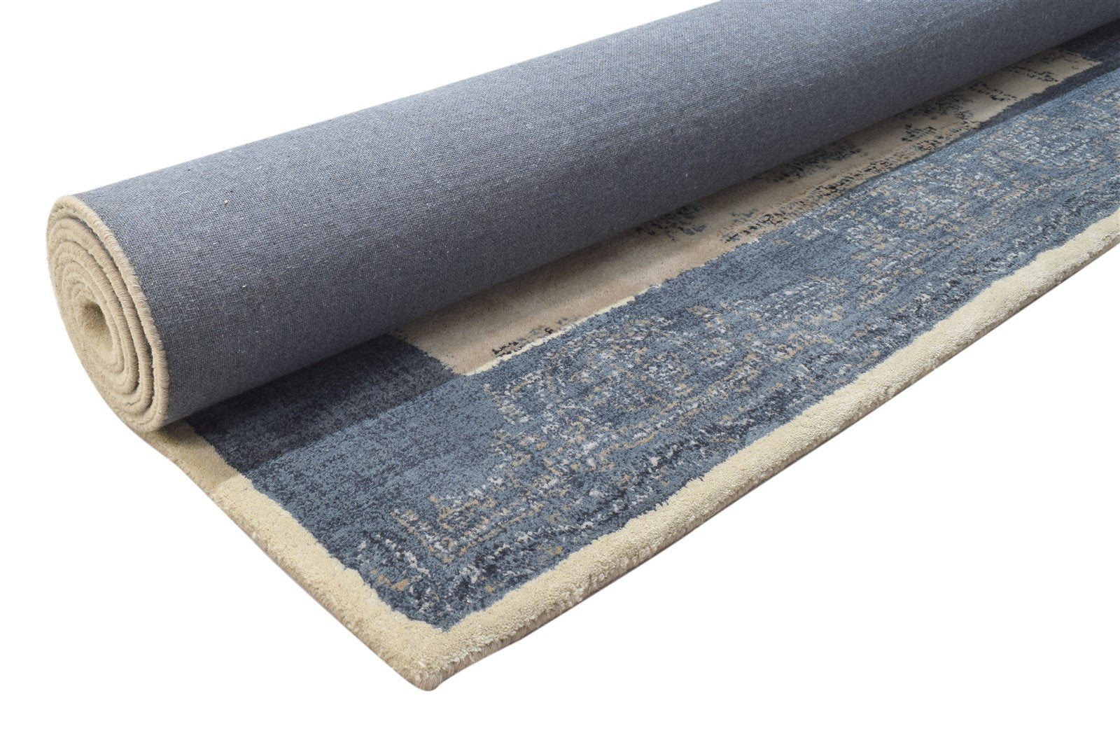 Bren Wool Cream Rug 5' X 8' Persian Hand Tufted Oushak Oriental 7864096555157