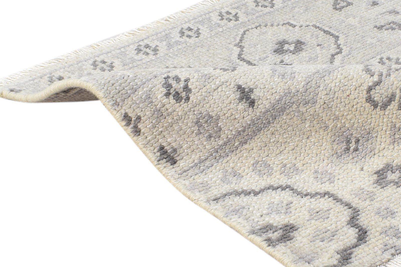 Briana 2' X 2' Rug Wool Beige Persian Hand Knotted Bokhara Oriental   7865161875605