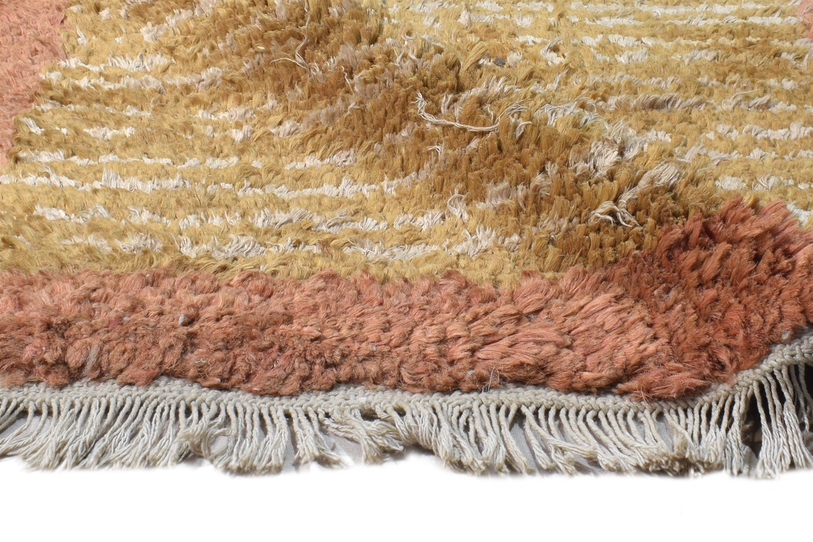 Brown Hemp Rug 2' X 3' Modern Hand Knotted Scandinavian Bordered Small Carpet 7865141559445