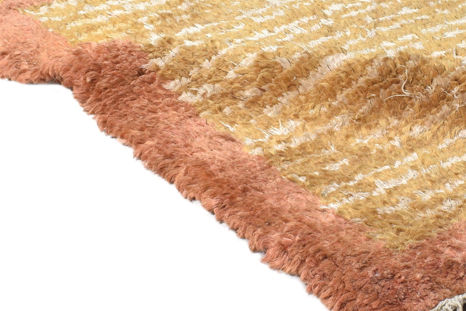 Brown Hemp Rug 2' X 3' Modern Hand Knotted Scandinavian Bordered Small Carpet 7865141559445