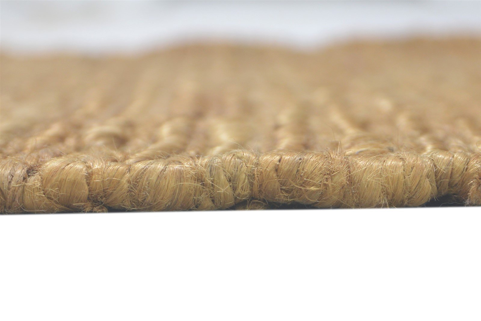 Brown Jute Rug 2' X 3' Modern Hand Knotted Scandinavian Solid Small Carpet 7860703363221