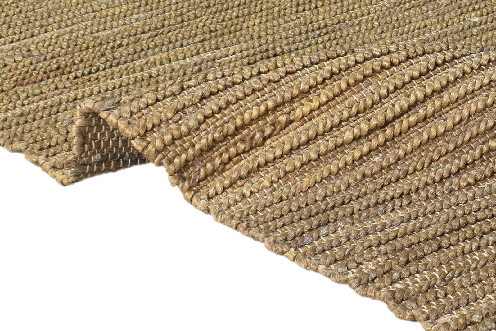 Brown Jute Rug 5' X 6' Persian Hand Woven Scandinavian Oriental Room Size Carpet 7864950456469