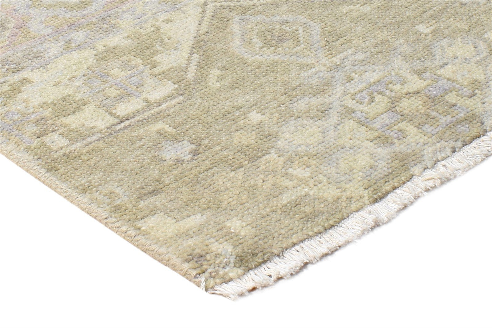 Brown Wool Rug 2' X 2' Persian Hand Knotted Khotan Oriental Small Carpet 7865153486997