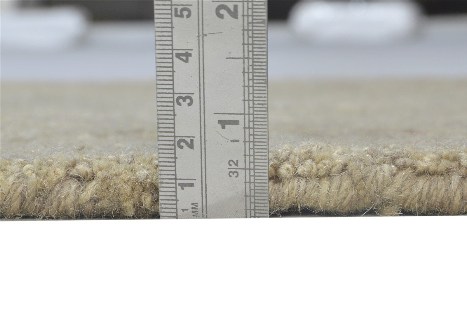 Brown Wool Rug 2' X 3' Modern Hand Tufted Moroccan Trellis Small Carpet 7864134303893