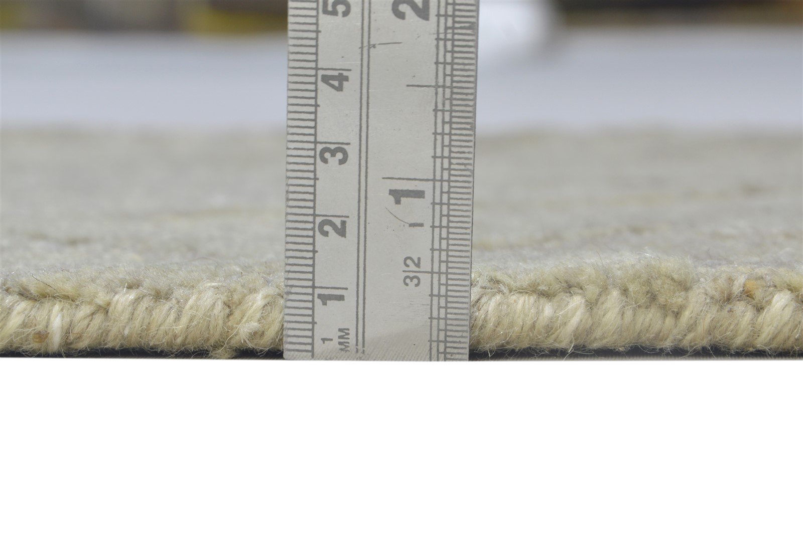 Brown Wool Rug 2' X 3' Modern Hand Tufted Scandinavian Geometric Small Carpet 7864141381781