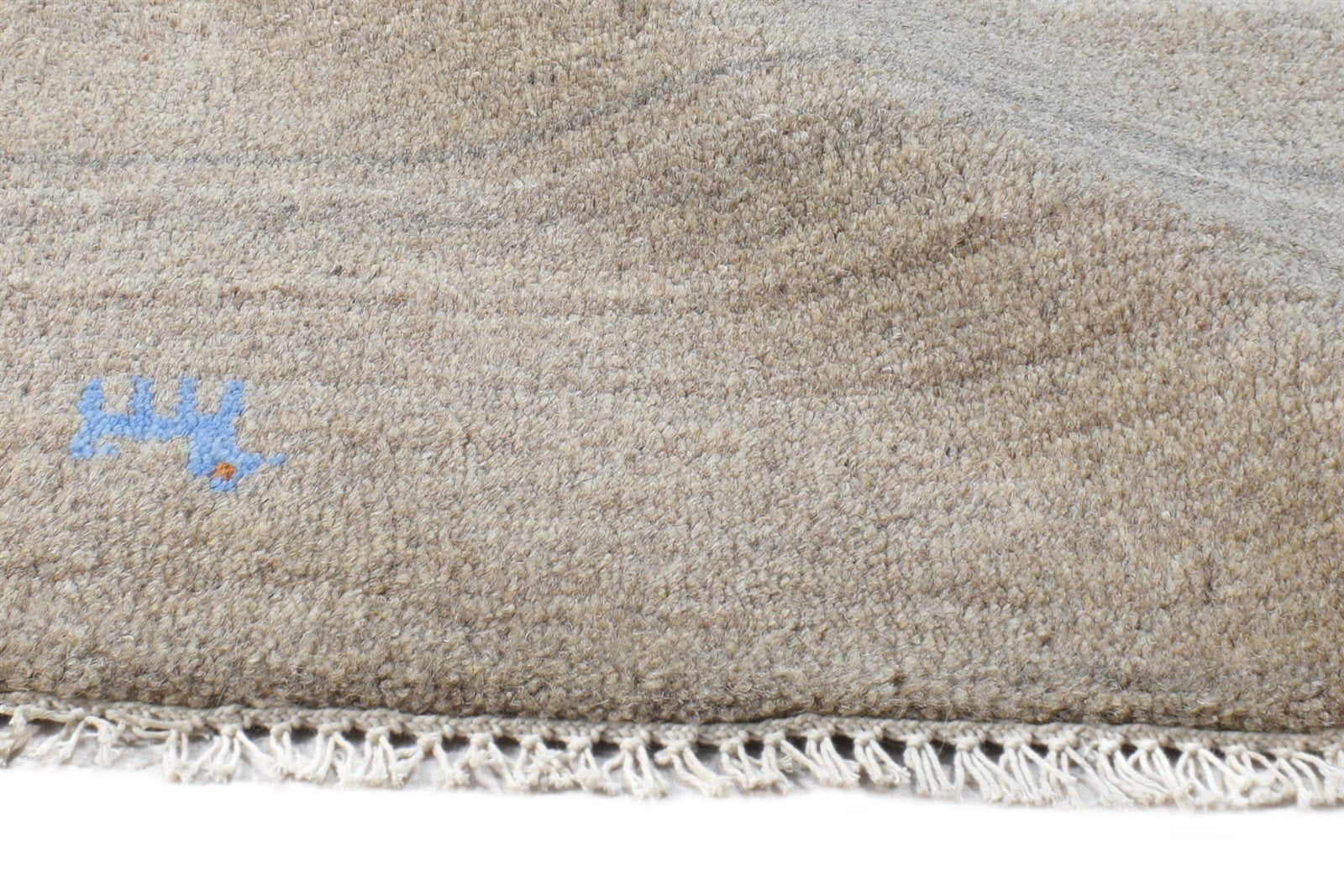 Brown Wool Rug 2' X 3' Tribal Hand Knotted Southwestern Solid Small Carpet 7865065078933