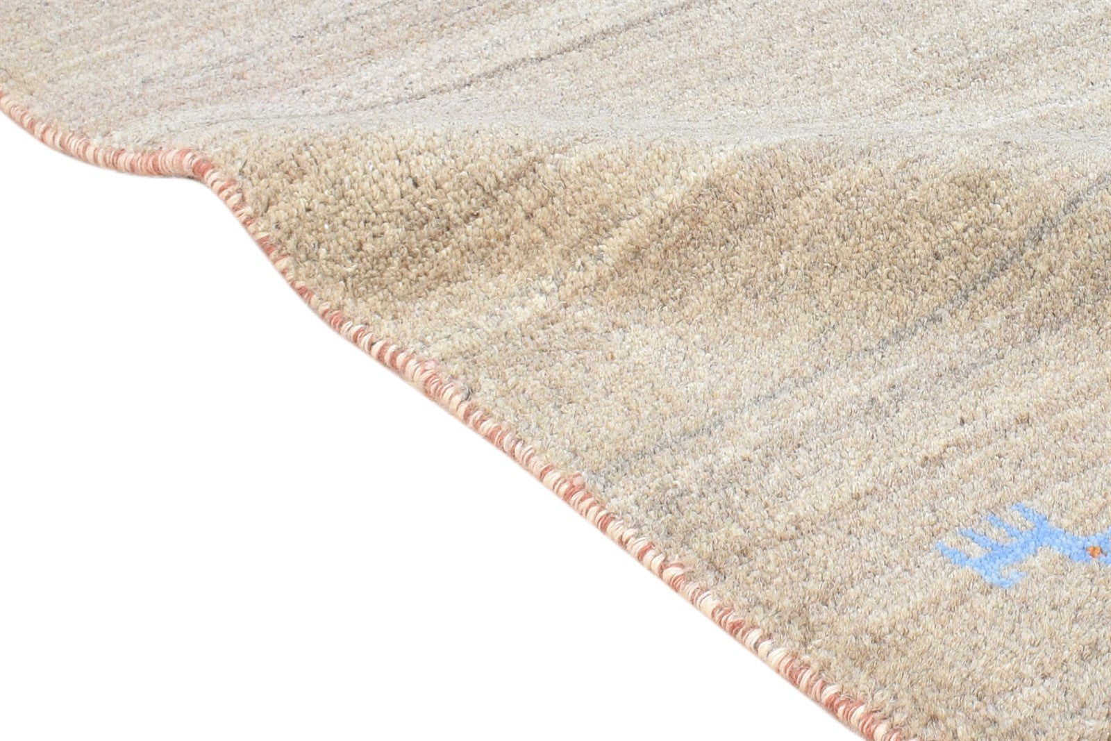 Brown Wool Rug 2' X 3' Tribal Hand Knotted Southwestern Solid Small Carpet 7865065078933