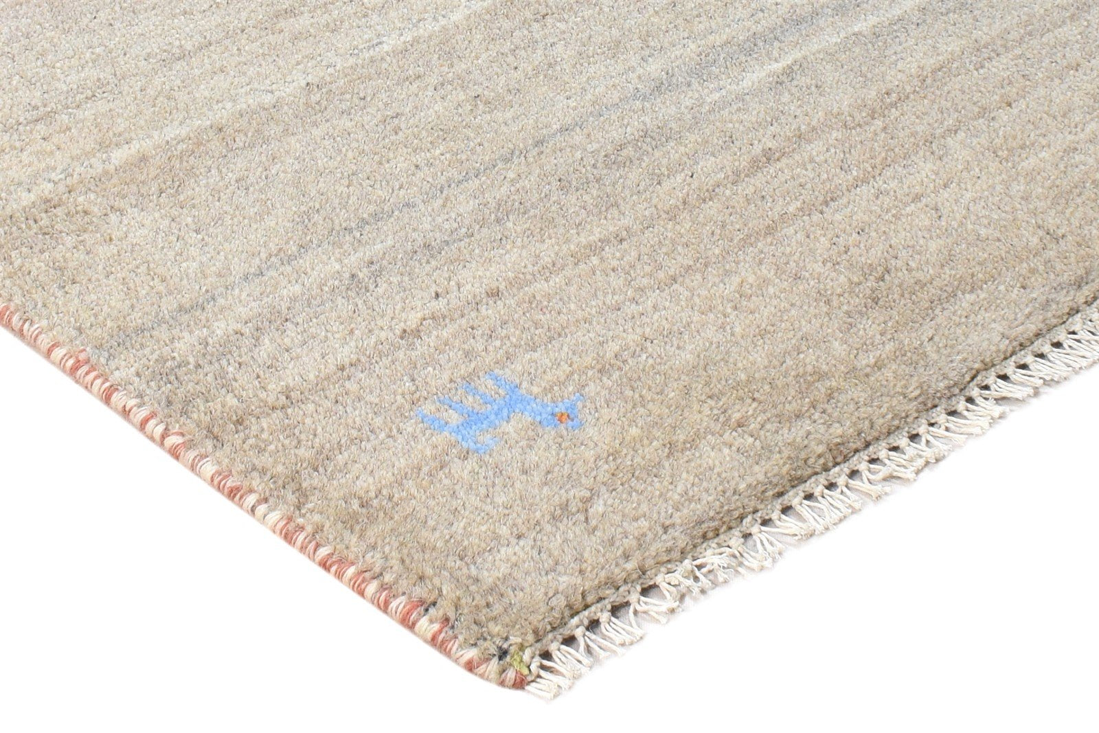 Brown Wool Rug 2' X 3' Tribal Hand Knotted Southwestern Solid Small Carpet 7865065078933
