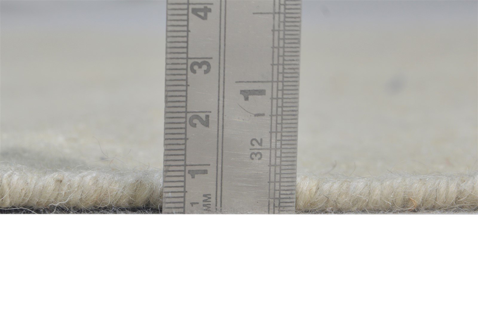 Brown Wool Rug 4' X 5' Modern Dhurrie Scandinavian Striped Room Size Carpet 7864672551061