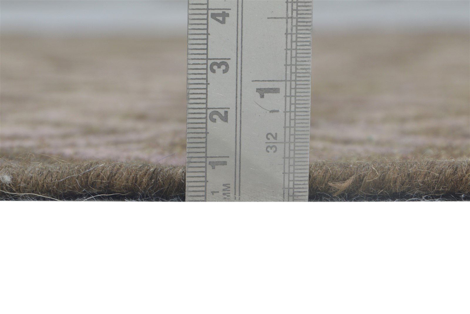 Brown Wool Rug 4' X 6' Modern Dhurrie Scandinavian Diamond Room Size Carpet 7864673403029