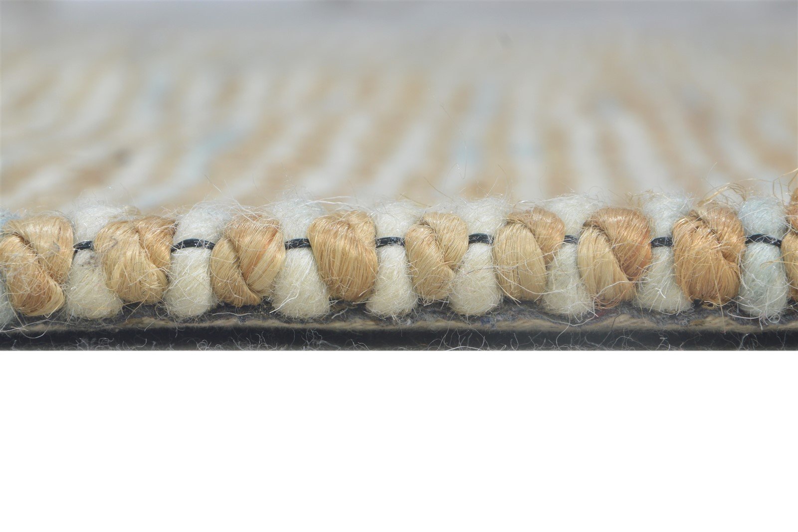 Brown Wool Rug 4' X 6' Modern Hand Tufted Scandinavian Solid Room Size Carpet 7865005408405