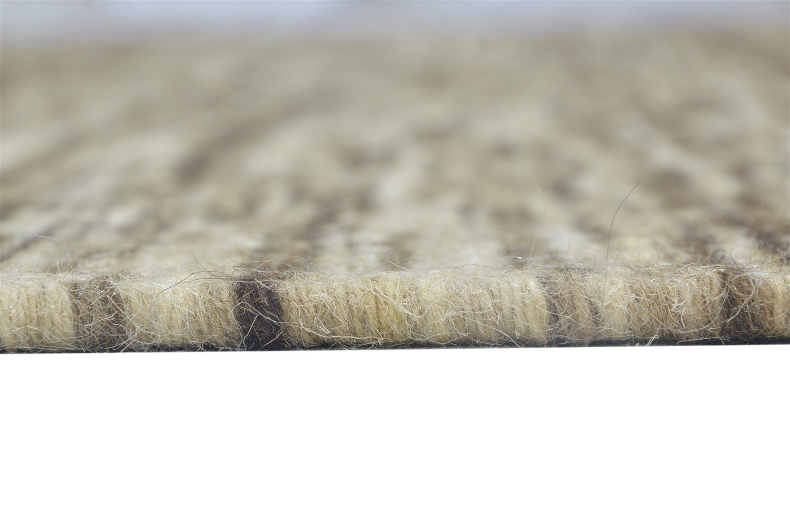 Brown Wool Rug 5' X 7' Modern Dhurrie Scandinavian Stars Room Size Carpet 7864150294677