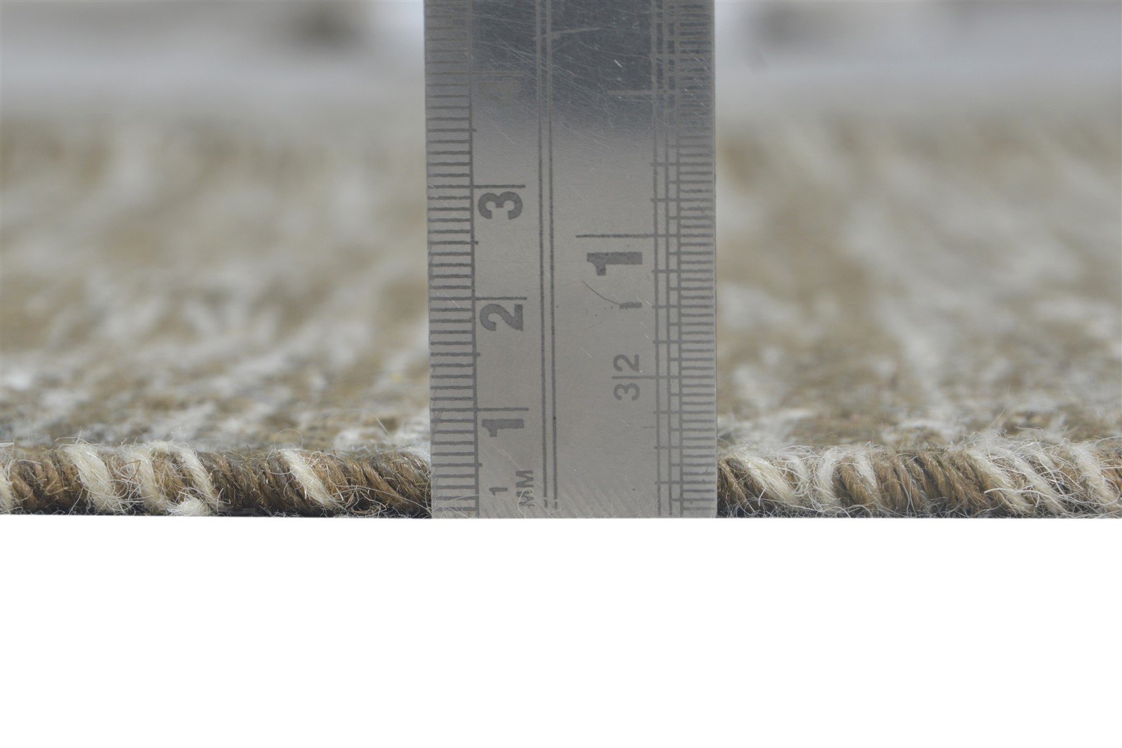 Brown Wool Rug 5' X 8' Modern Dhurrie Scandinavian Solid Room Size Carpet 7865164300437