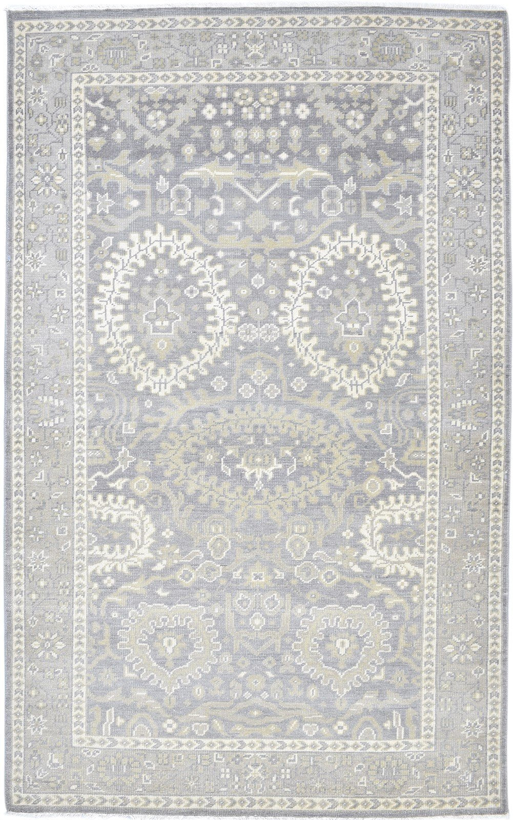 Brown Wool Rug 6' X 9' Persian Hand Knotted Indian Oriental Room Size Carpet 7864092164245