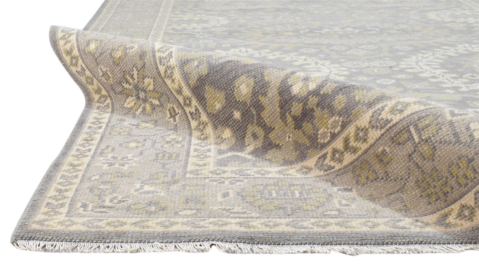 Brown Wool Rug 6' X 9' Persian Hand Knotted Indian Oriental Room Size Carpet 7864092164245