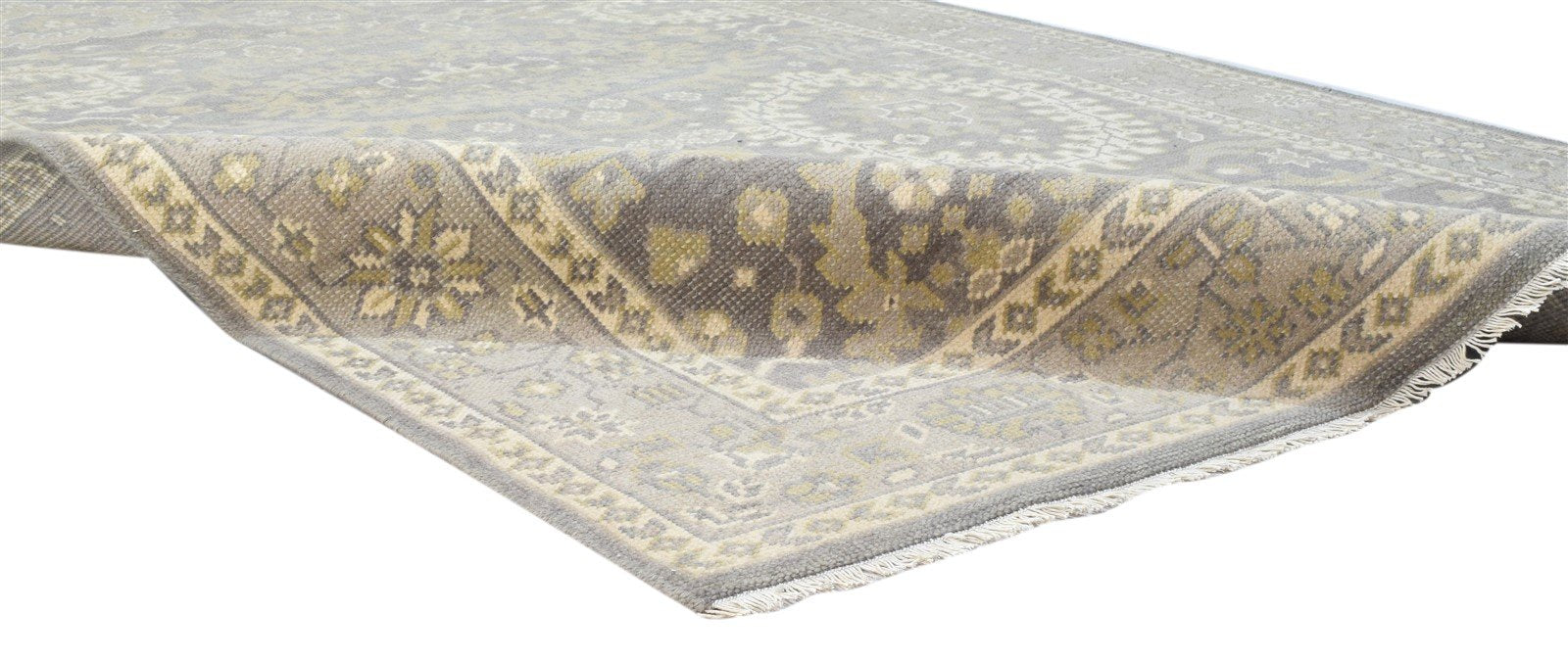 Brown Wool Rug 6' X 9' Persian Hand Knotted Indian Oriental Room Size Carpet 7864092164245