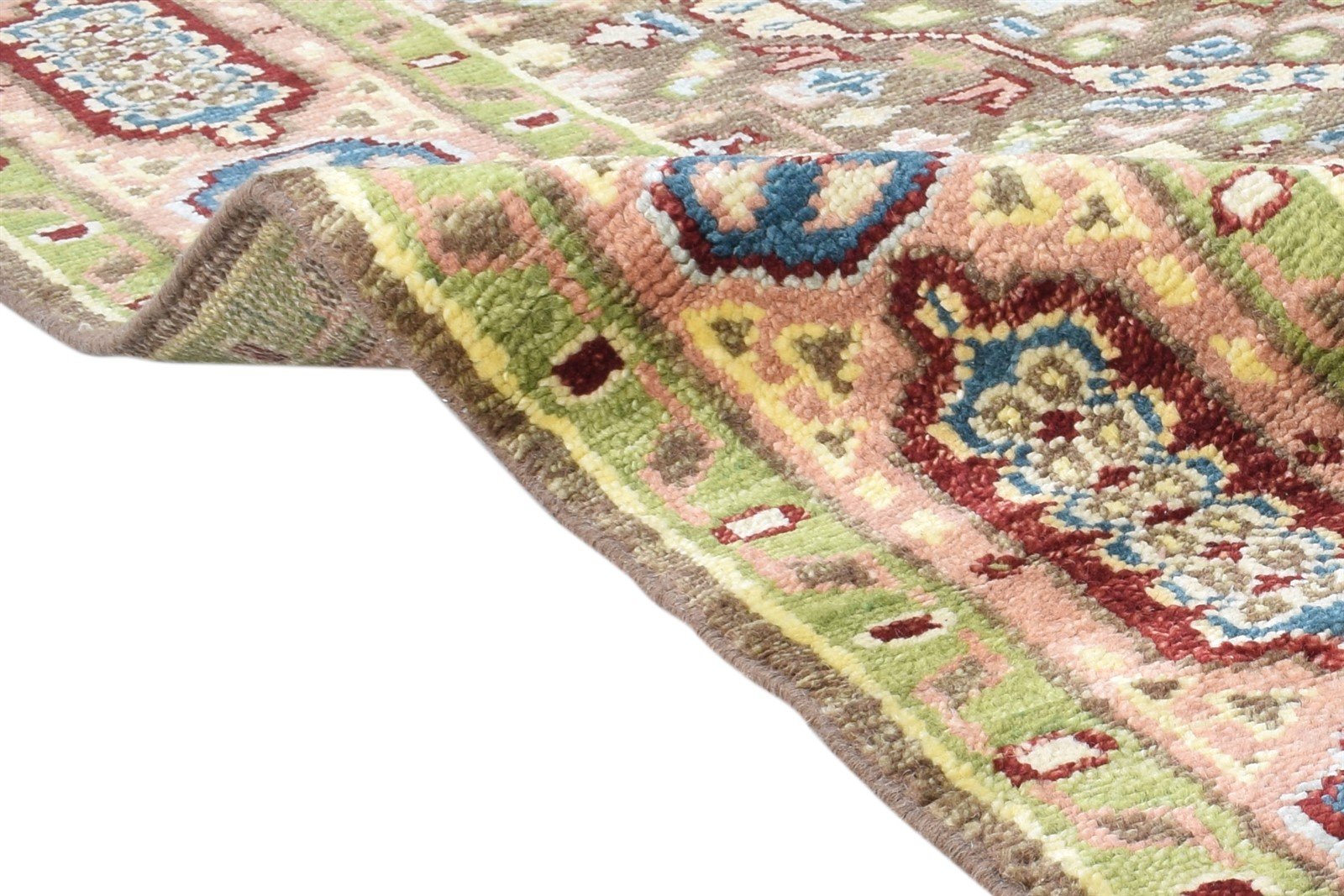 Brown Wool Rug 8' X 12' Persian Hand Knotted Khotan Oriental Large Carpet 7864971362453