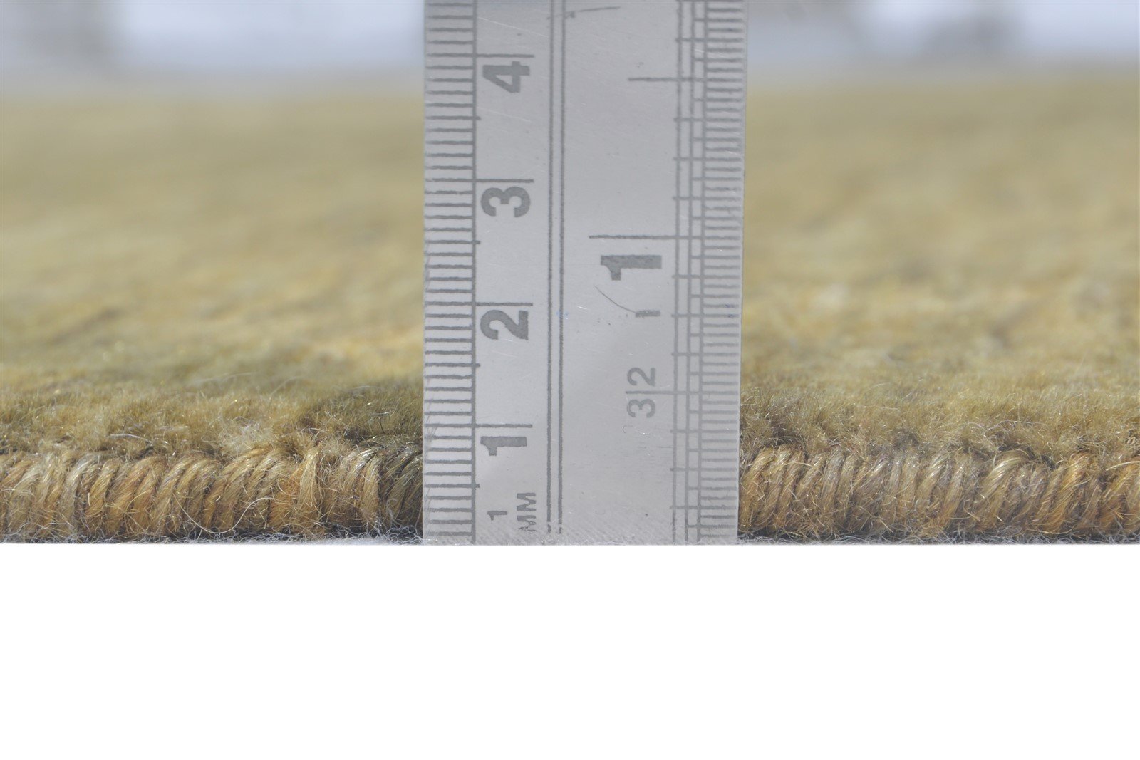 Brown Wool / Silk Rug 5X7 Modern Hand Woven Scandinavian Solid Room Size Carpet 7864569200789