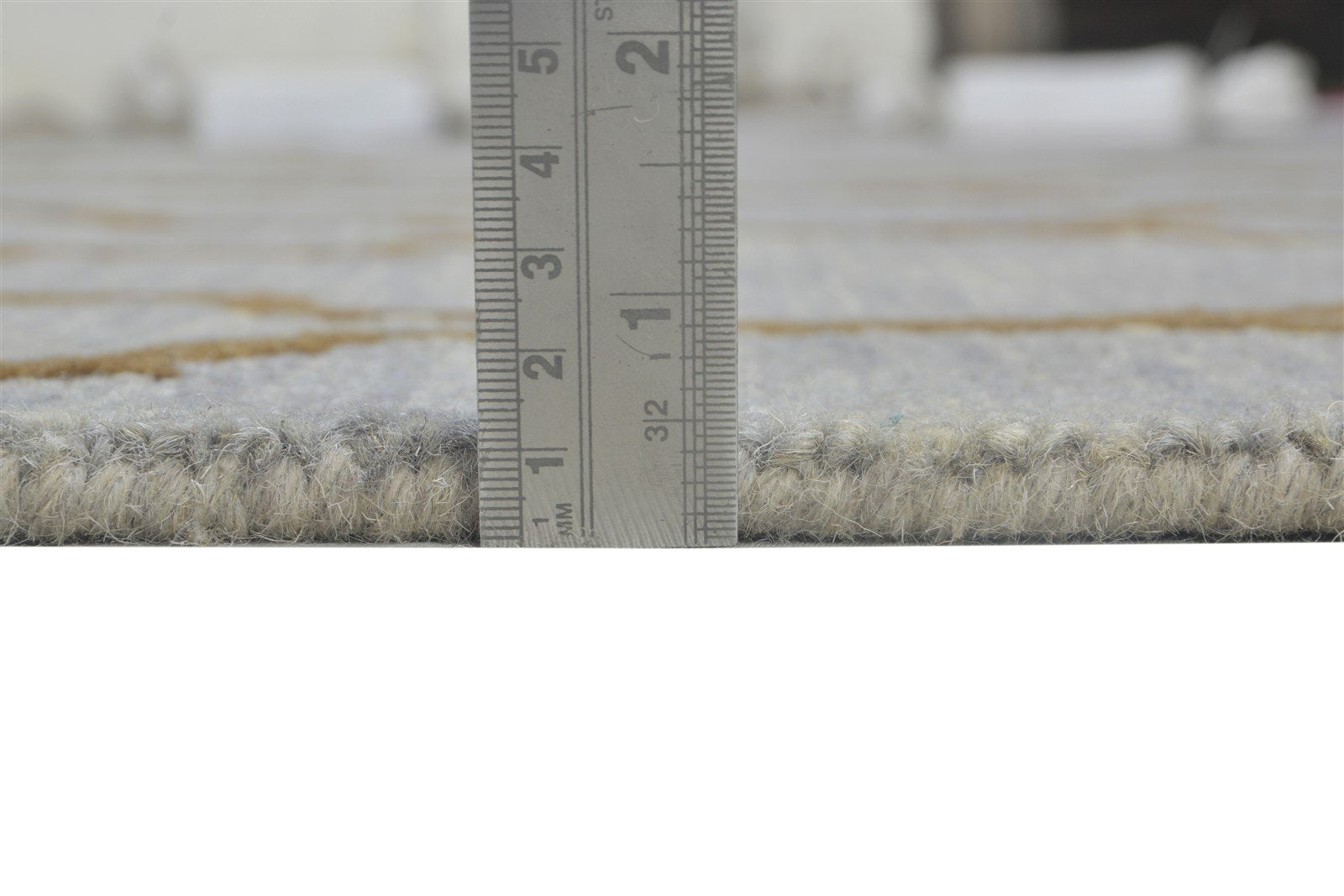 Camille Wool Grey Rug 5' X 8' Modern Hand Tufted Moroccan Trellis 7864275632277