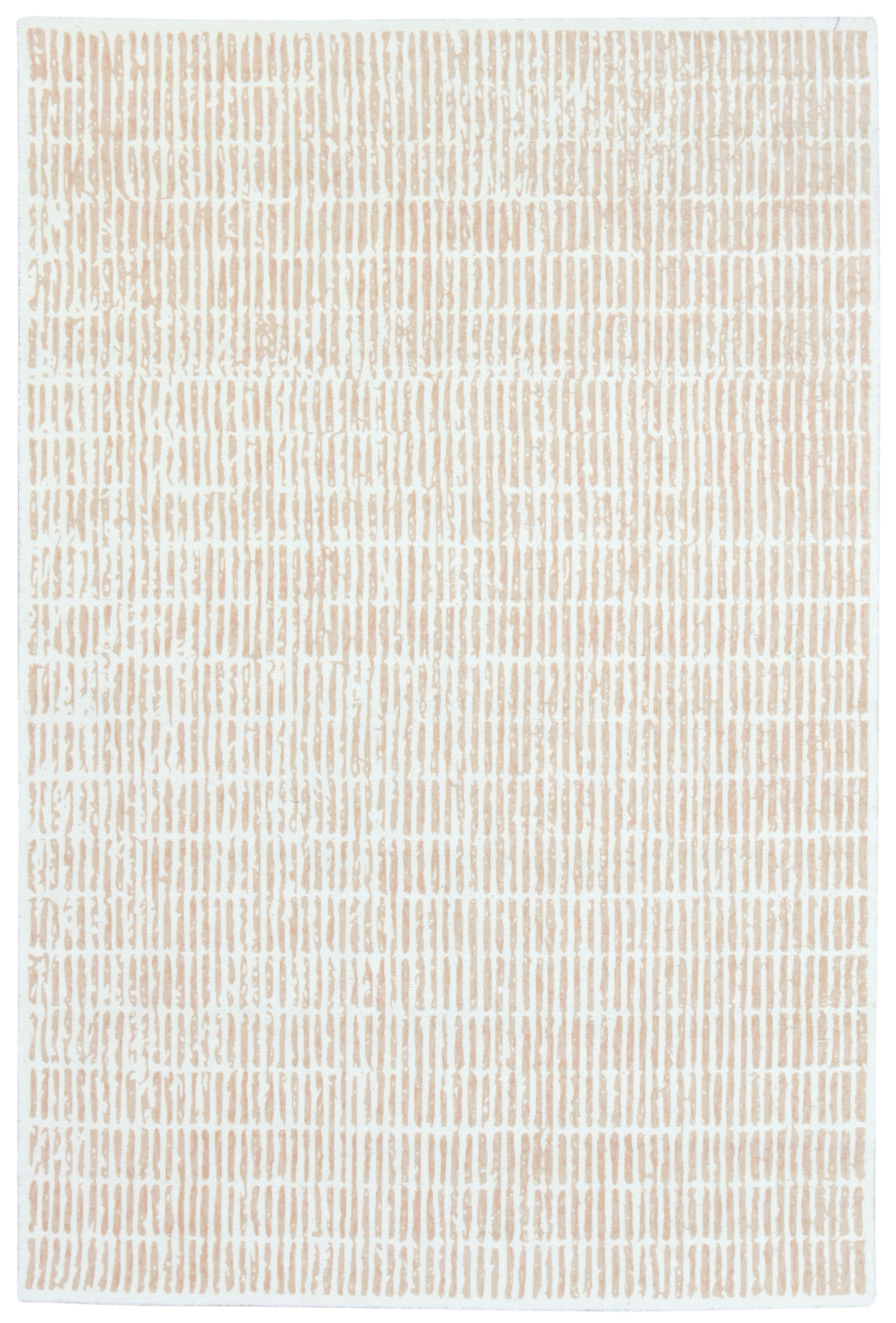 Capitolara Handmade Beige Nursery Soft Rug | Modern Abstract Linear Grids Checks Area Rug 9121444888725