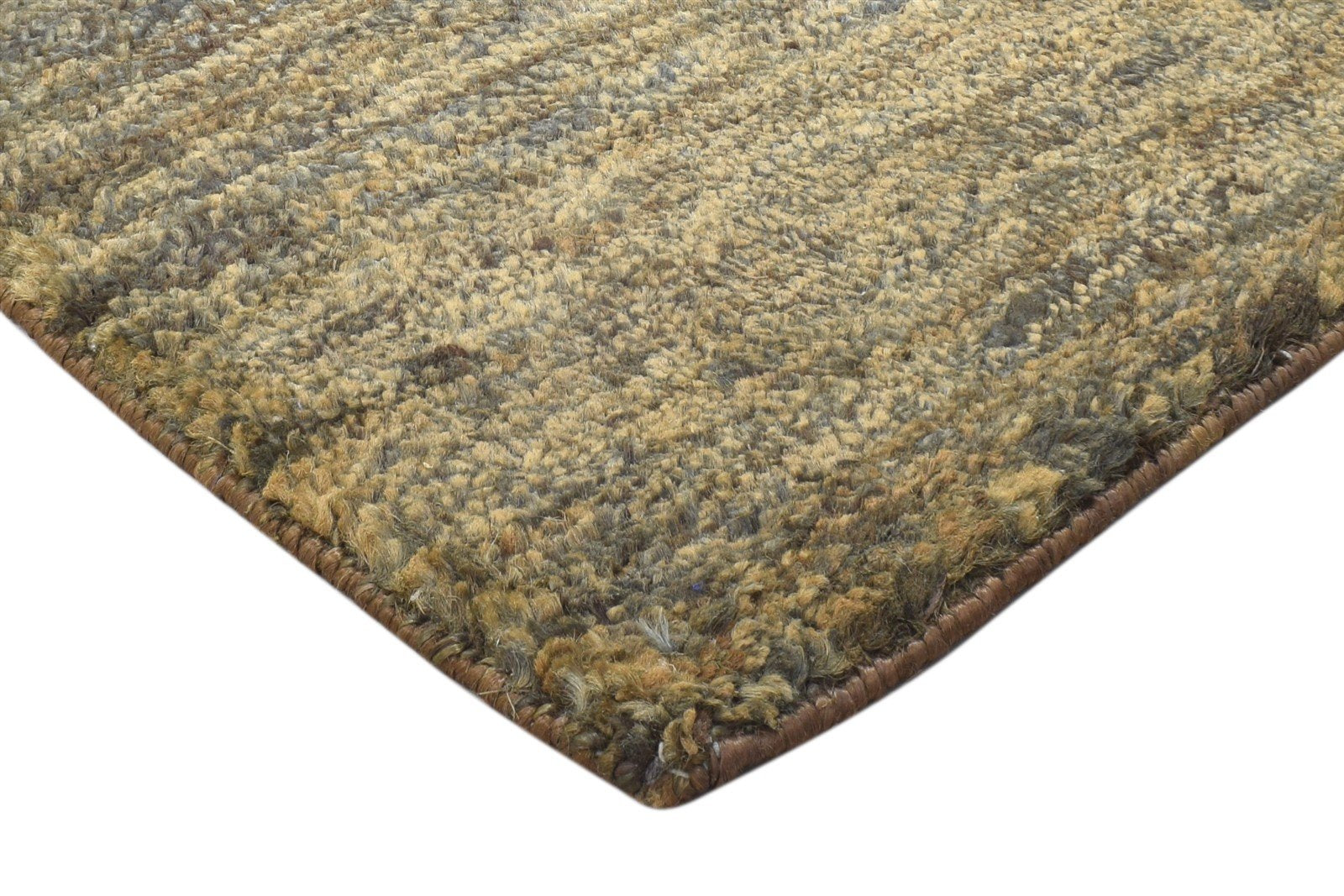 Charcoal Jute Rug 2' X 3' Modern Hand Knotted Scandinavian Solid Small Carpet 7864100782229