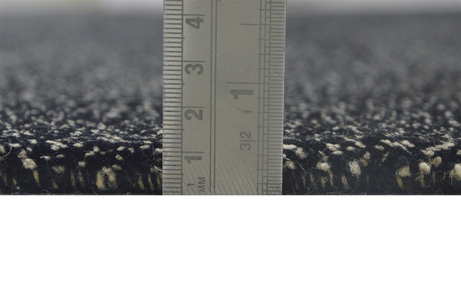 Charcoal Wool / Linen Rug 7X10 Modern Hand Knotted Scandinavian Solid Large 7864360272021