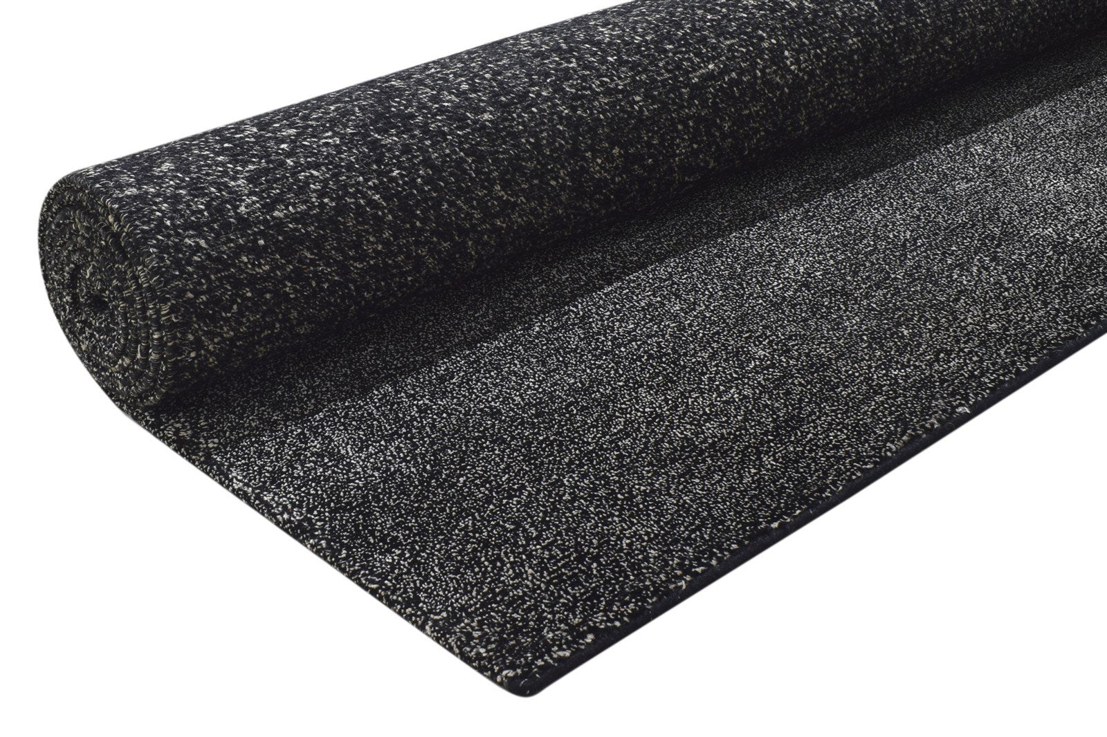 Charcoal Wool / Linen Rug 7X10 Modern Hand Knotted Scandinavian Solid Large 7864360272021