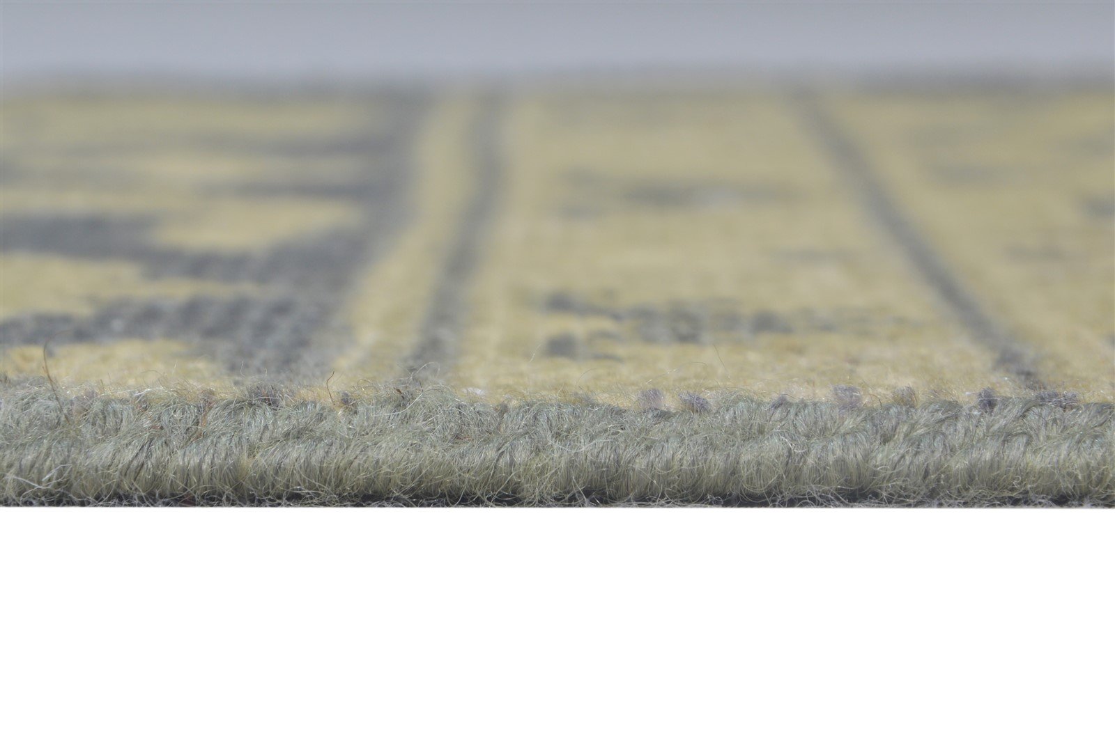 Charcoal Wool Rug 2' X 2' Persian Hand Knotted Oushak Oriental Small Carpet 7865162170517