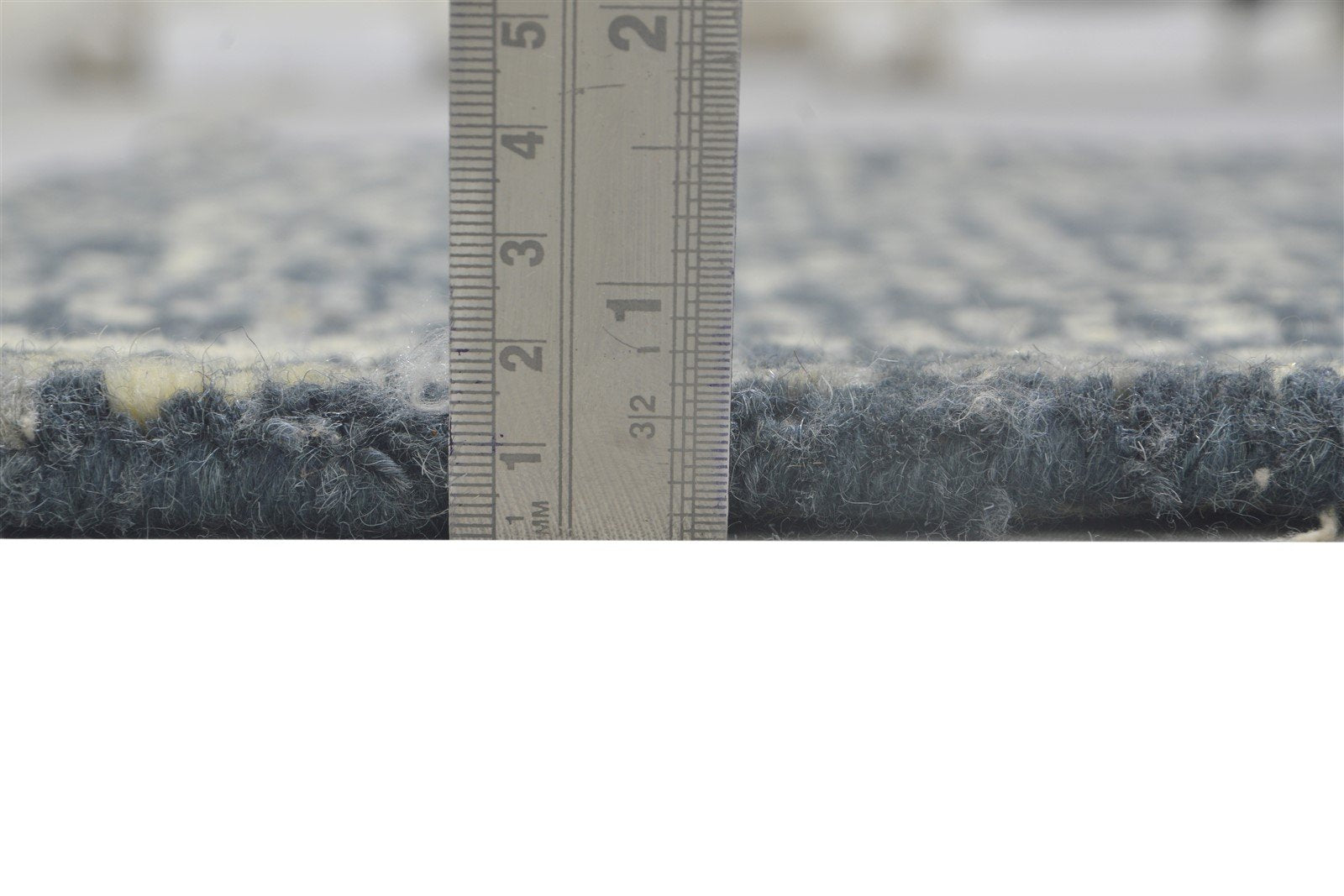 Charcoal Wool Rug 3' X 4' Modern Hand Tufted Moroccan Circles Small Carpet 7864171757717