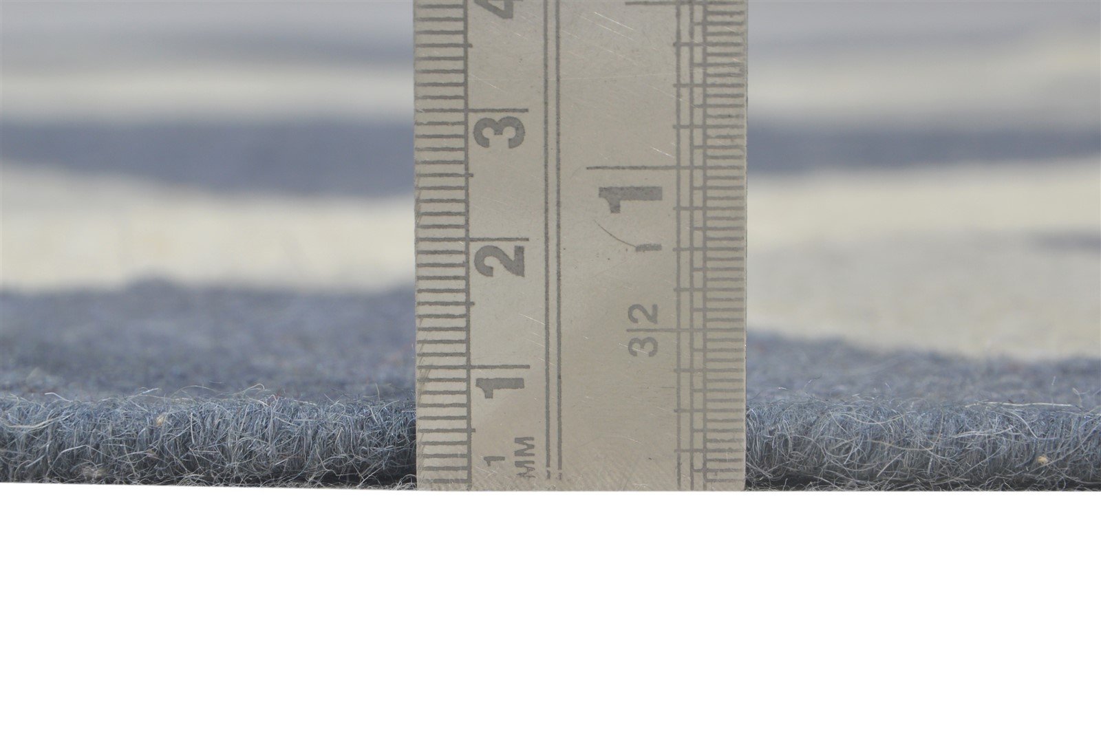 Charcoal Wool Rug 3' X 5' Modern Dhurrie Scandinavian Abstract Small Carpet 7865195823253