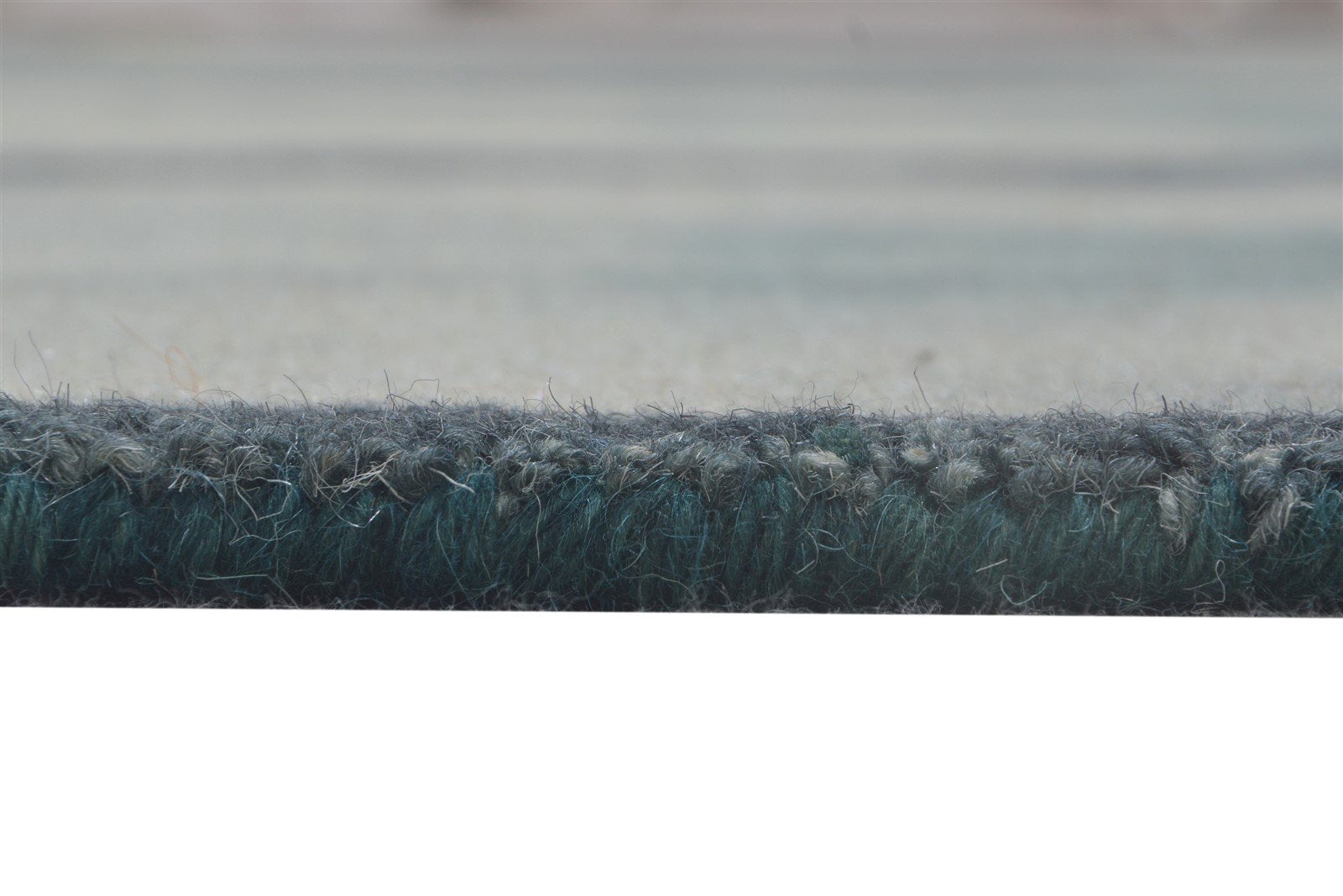 Charcoal Wool Rug 5' X 8' Modern Hand Tufted Shibori Tie Dye Room Size Carpet 7865172263061