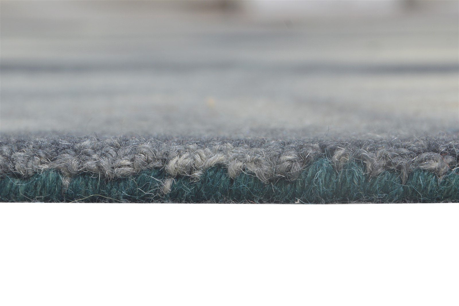 Charcoal Wool Rug 5' X 8' Modern Hand Tufted Shibori Tie Dye Room Size Carpet 7865175277717