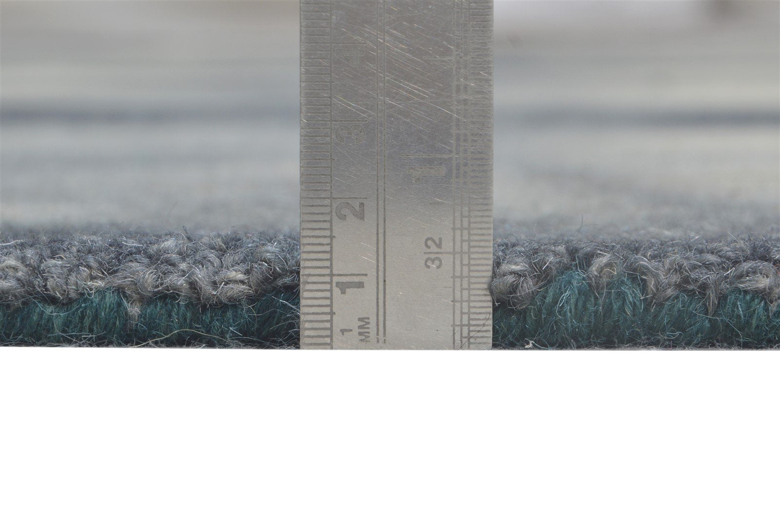 Charcoal Wool Rug 5' X 8' Modern Hand Tufted Shibori Tie Dye Room Size Carpet 7865175277717
