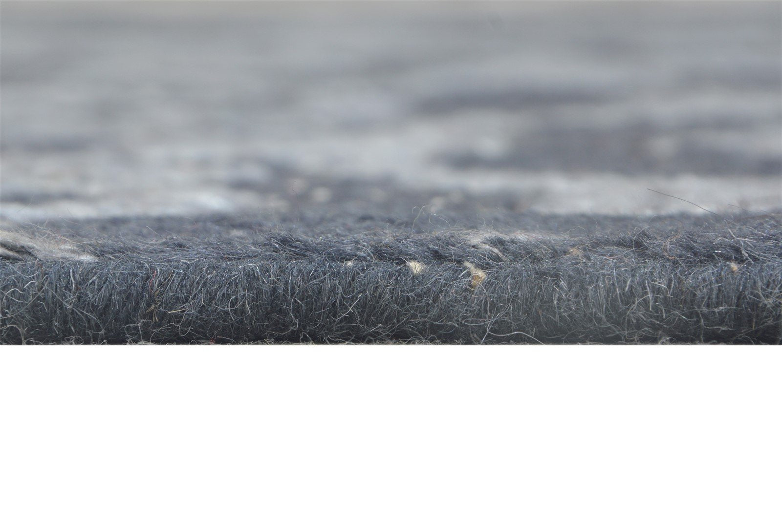 Charcoal Wool Rug 5X8 Modern Hand Knotted Scandinavian Trellis Room Size Carpet 7864900518037
