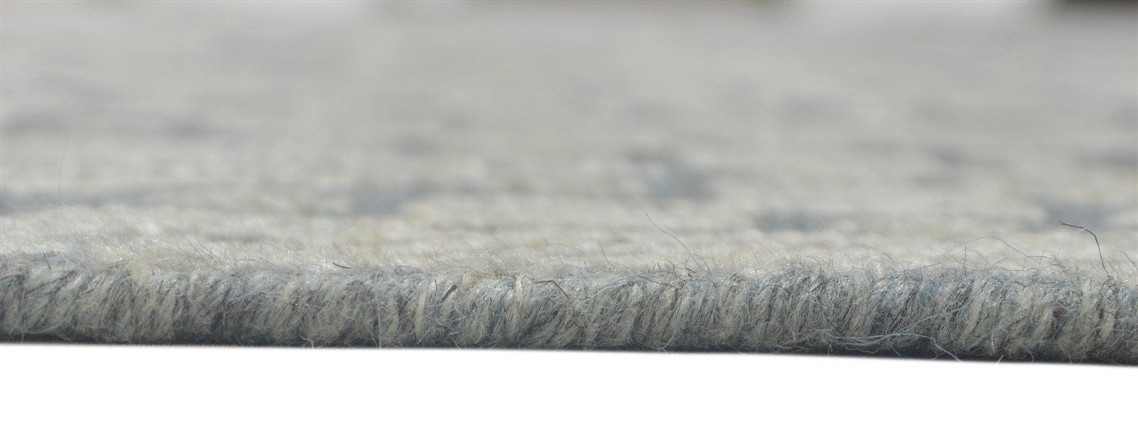 Charcoal Wool Silk Rug 6X9 Modern Hand Knotted Scandinavian Trellis Room Size 7864081809557