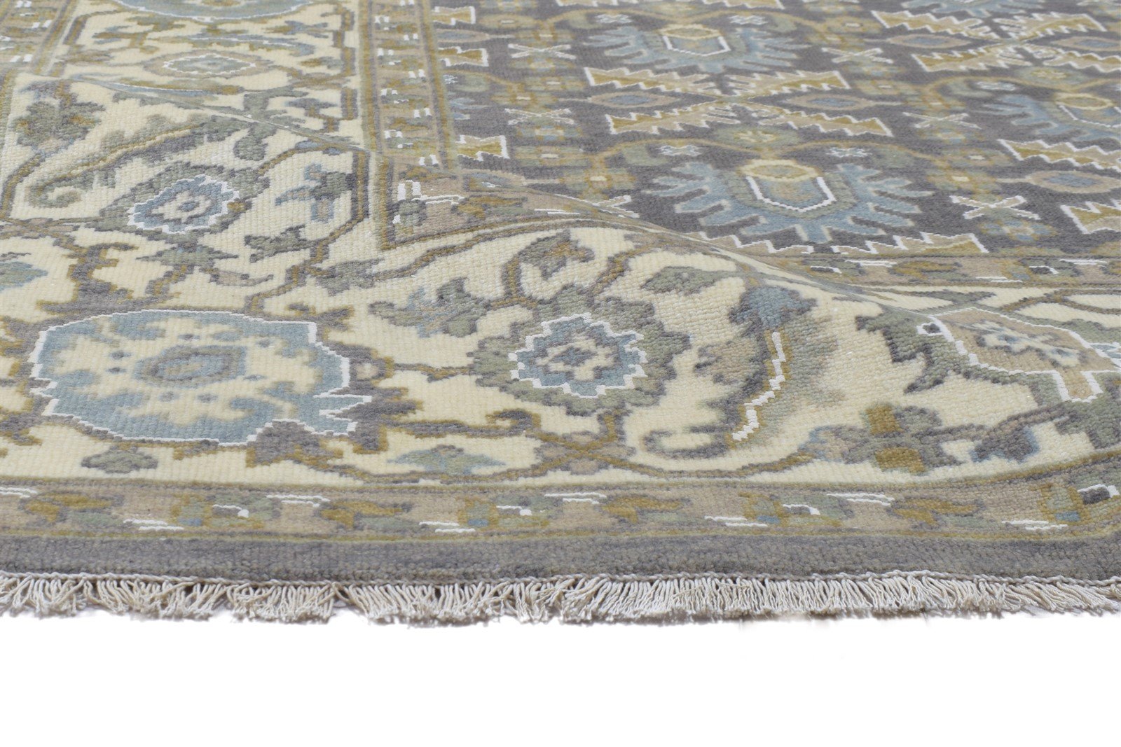 Chocolate Wool Rug 8' X 10' Persian Hand Knotted Herati Oriental Large Carpet 7864192696469