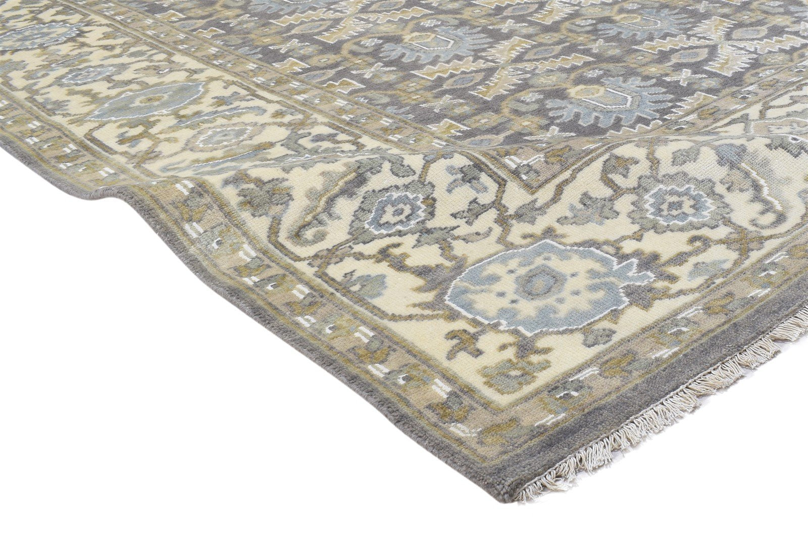 Chocolate Wool Rug 8' X 10' Persian Hand Knotted Herati Oriental Large Carpet 7864192696469