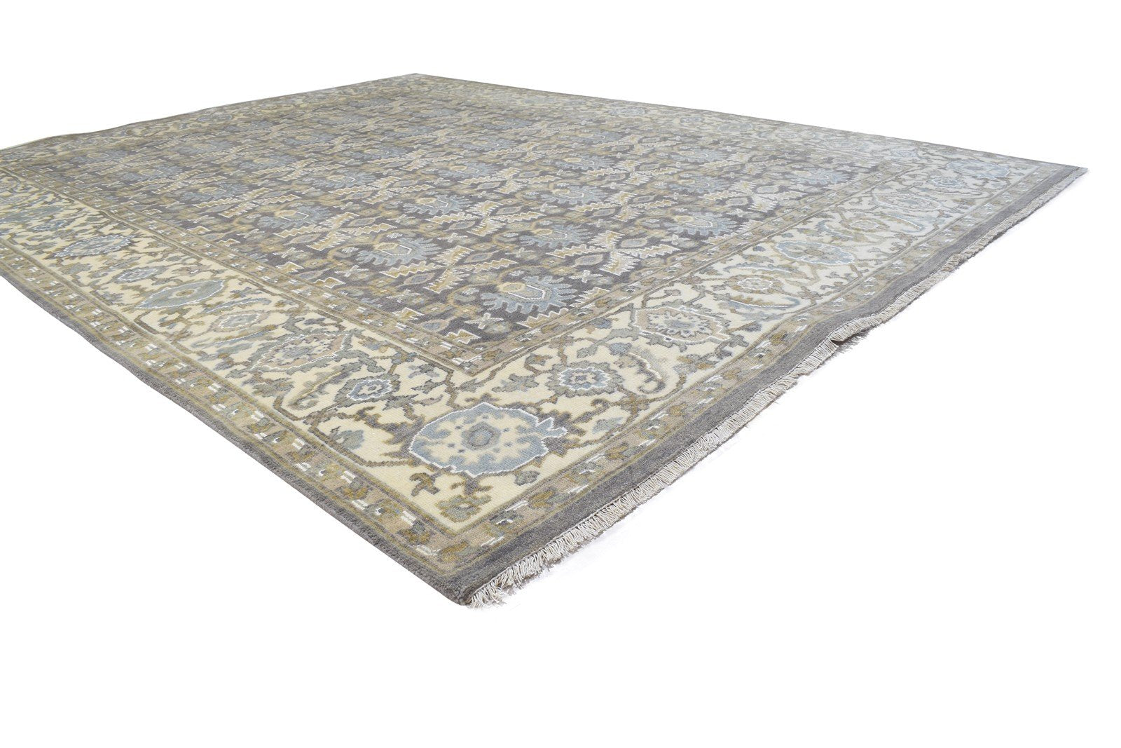 Chocolate Wool Rug 8' X 10' Persian Hand Knotted Herati Oriental Large Carpet 7864192696469