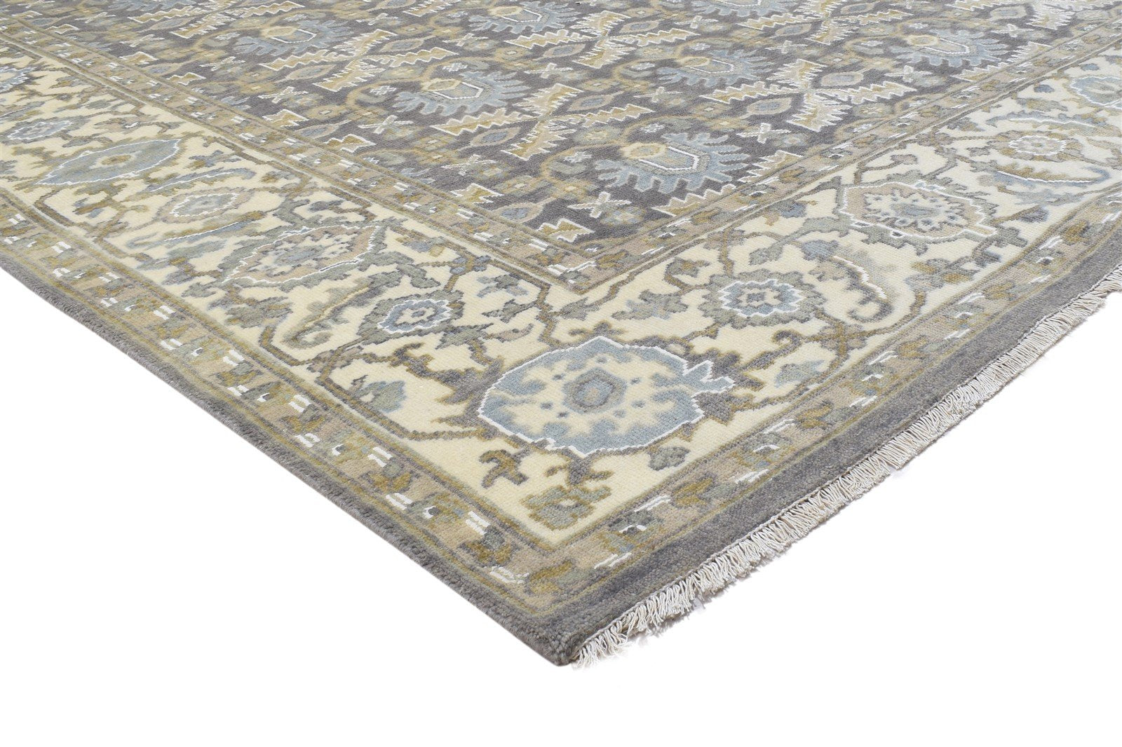 Chocolate Wool Rug 8' X 10' Persian Hand Knotted Herati Oriental Large Carpet 7864192696469