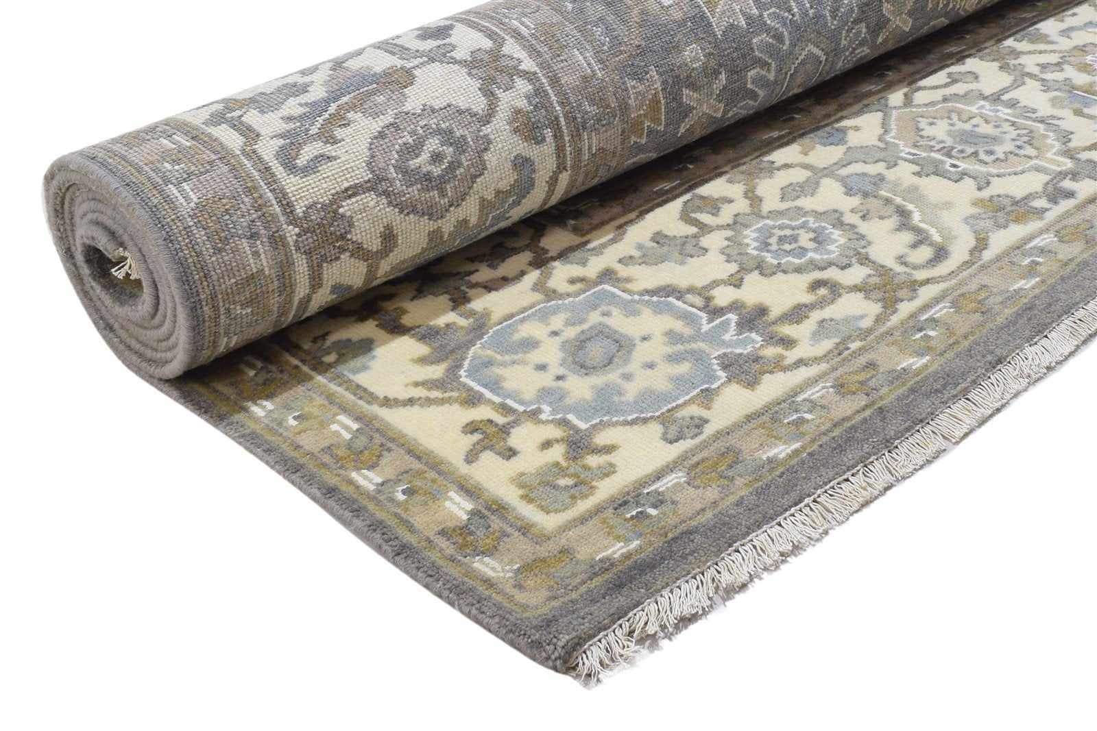 Chocolate Wool Rug 8' X 10' Persian Hand Knotted Herati Oriental Large Carpet 7864192696469