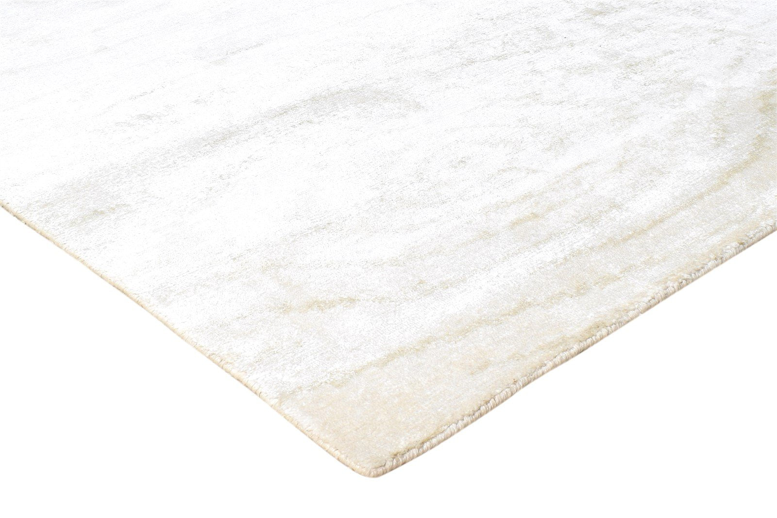 Cream Silk Rug 6' X 9' Modern Hand Knotted American Swirls Room Size Carpet 7865067274389