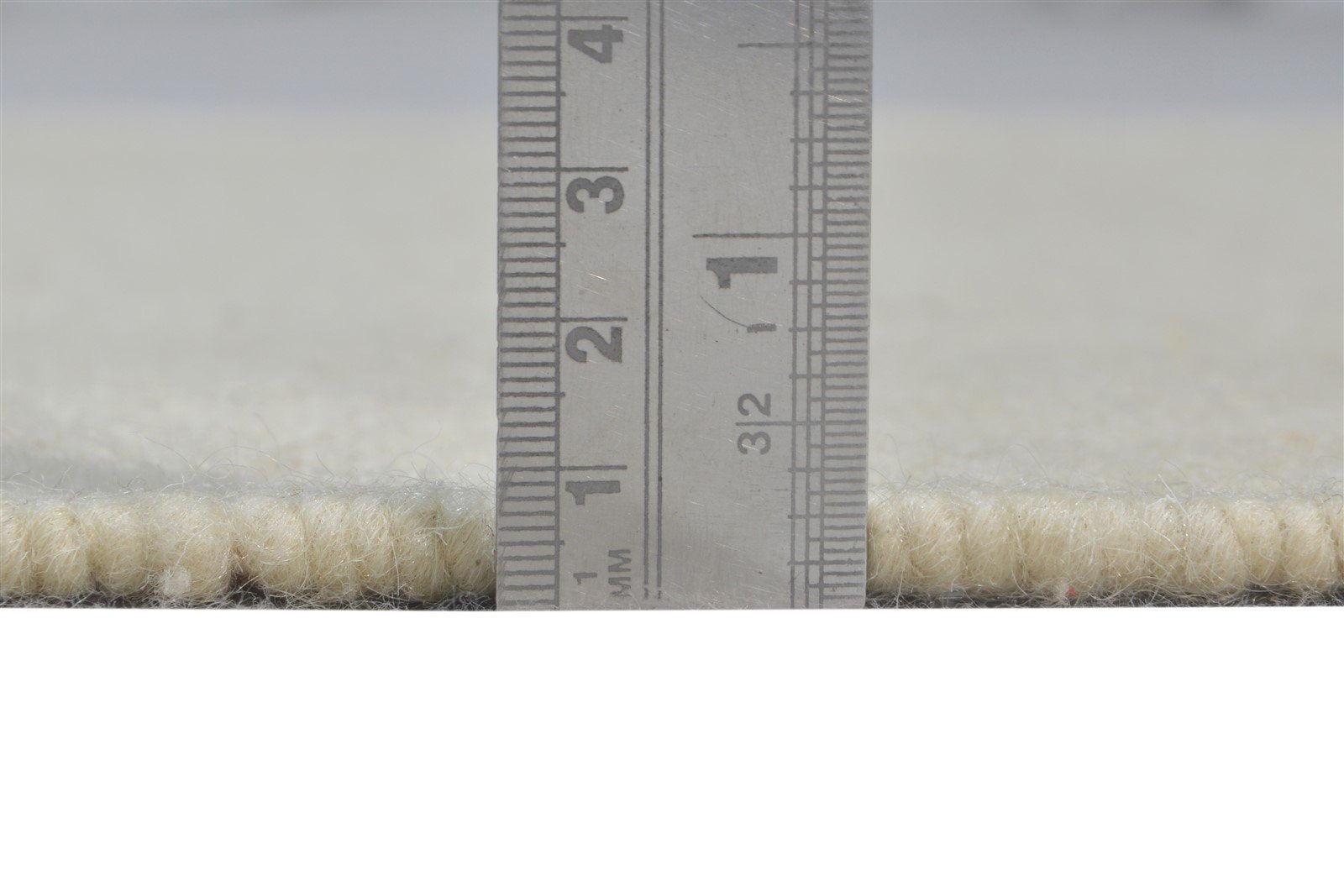 Cream Wool Rug 2' X 4' Modern Dhurrie Scandinavian Solid Small Carpet 7865167806613