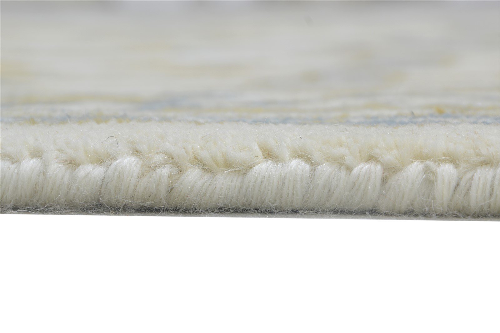 Cream Wool Rug 4' X 6' Persien Hand Knotted Oushak Oriental Room Size Carpet 7864328618133