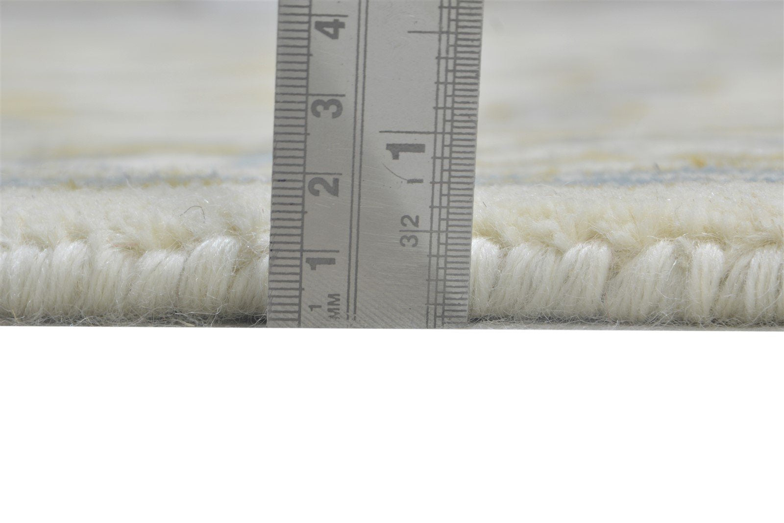 Cream Wool Rug 4' X 6' Persien Hand Knotted Oushak Oriental Room Size Carpet 7864328618133