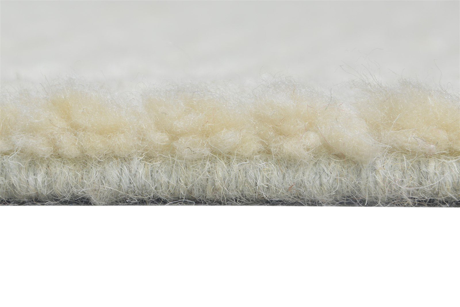 Cream Wool Rug 5' X 8' Modern Hand Knotted Scandinavian Solid Room Size Carpet 7865008423061
