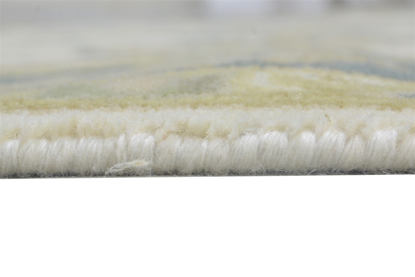 Cream Wool Rug 6' X 9' Persien Hand Knotted Oushak Oriental Room Size Carpet 7864323080341