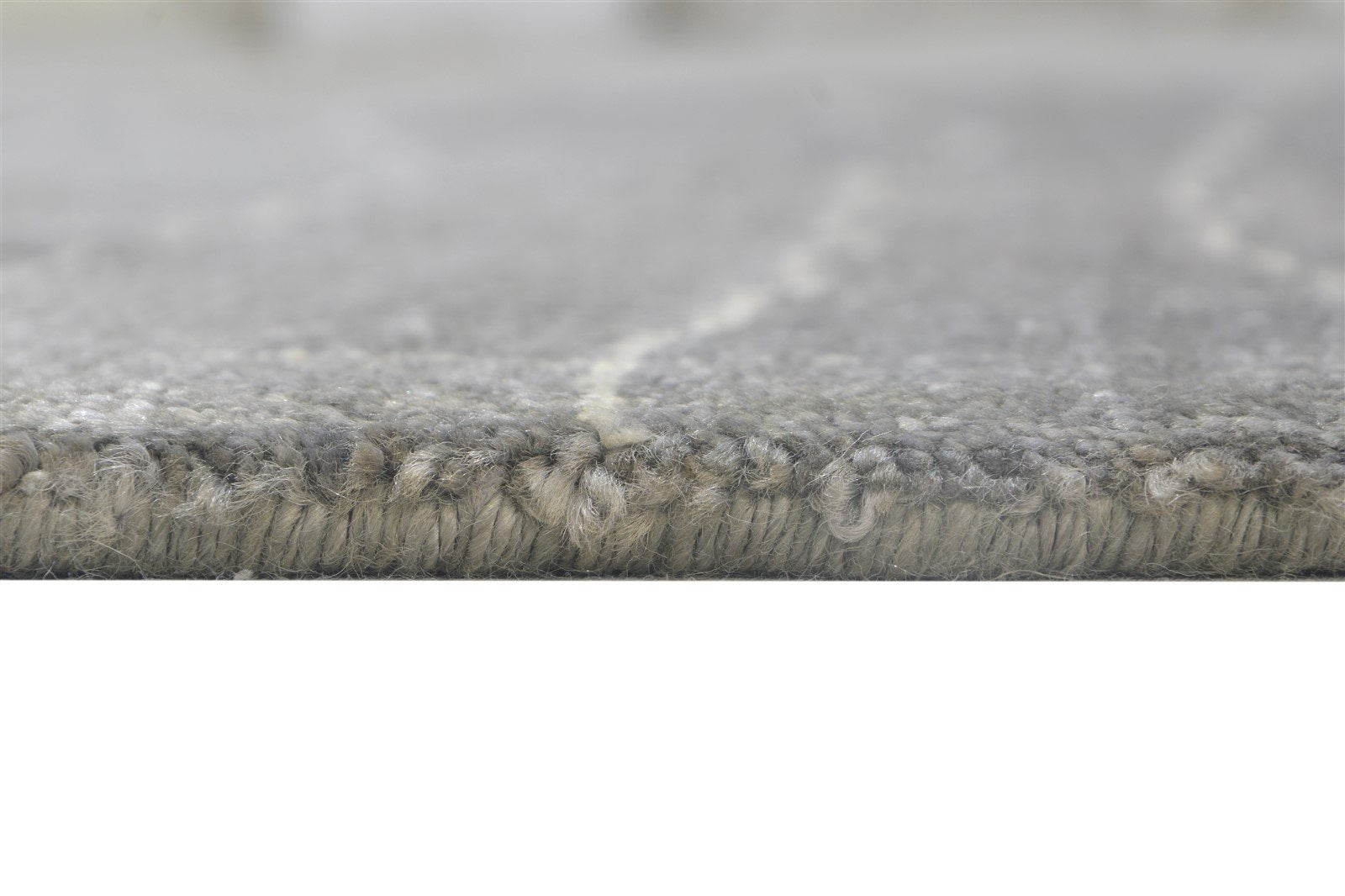 Dark Grey Silk Rug 4X6 Modern Handloom Scandinavian Abstract Room Size Carpet 7864227758229