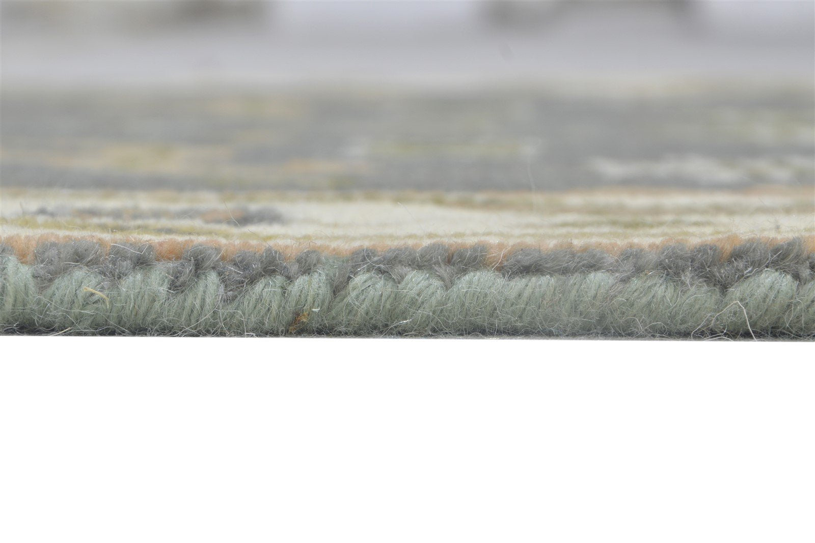 Dark Grey Wool Rug 2'6 X 10' Persian Hand Knotted Oushak Oriental Small Runner 7864832295061