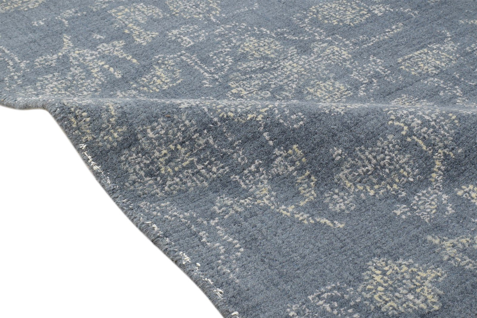 Dark Grey Wool Rug 2' X 3' Modern Hand Tufted Oushak Oriental Small Carpet 7864138793109