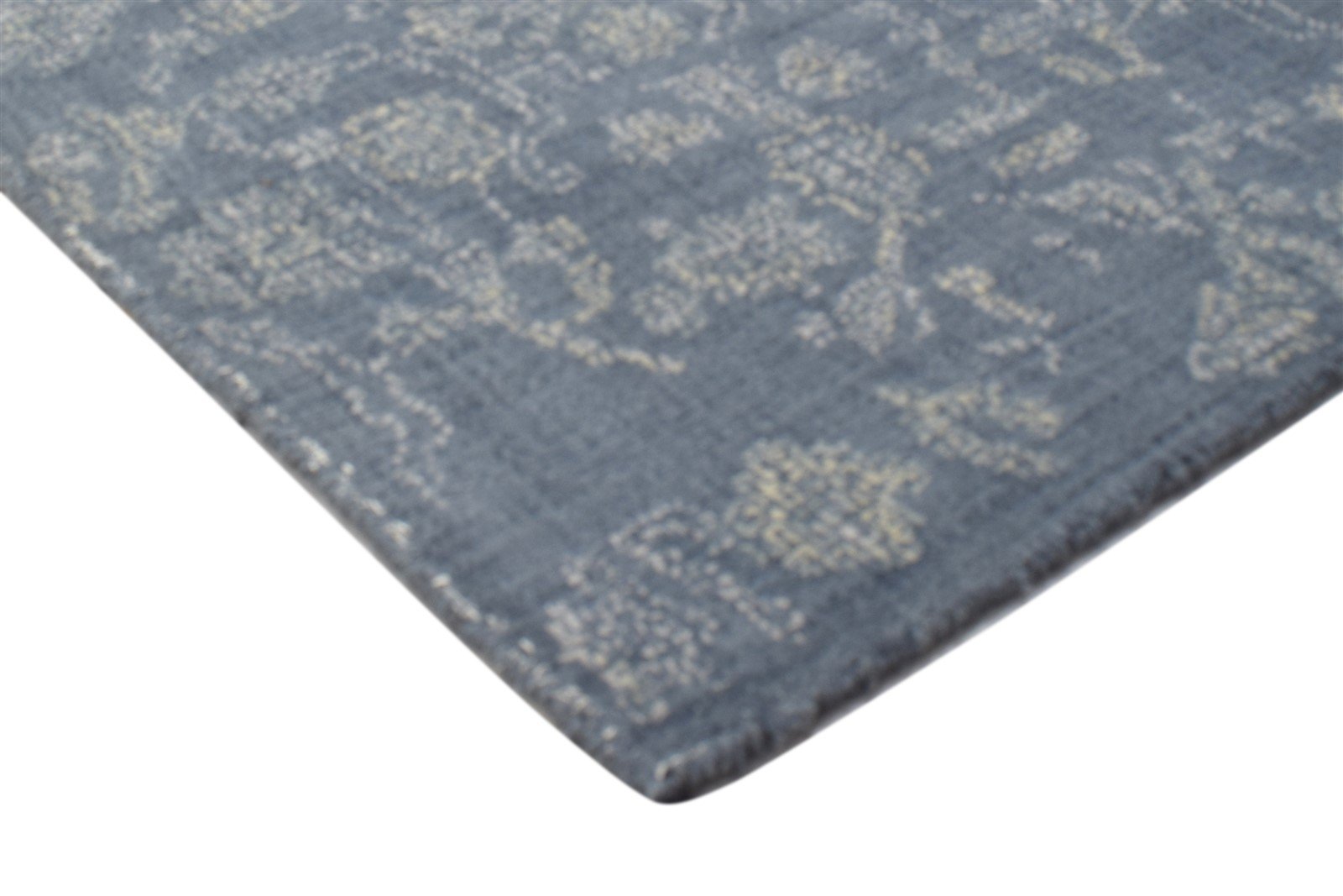 Dark Grey Wool Rug 2' X 3' Modern Hand Tufted Oushak Oriental Small Carpet 7864138793109